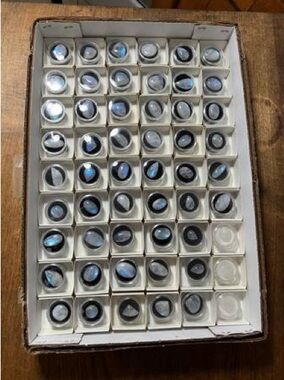 India Moon Stone Lot 54 Piece